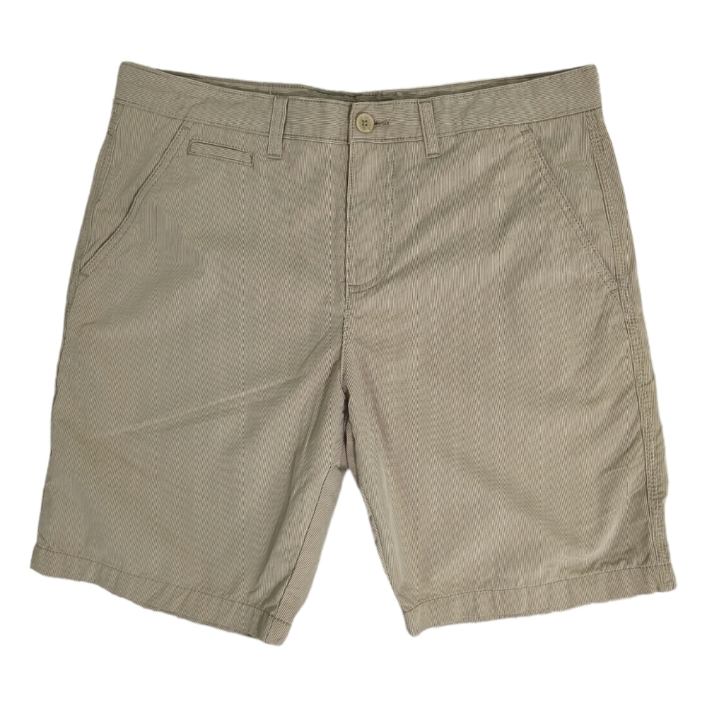 Kenneth Cole Select Brown Stripe  9" Bermuda Shorts size 34